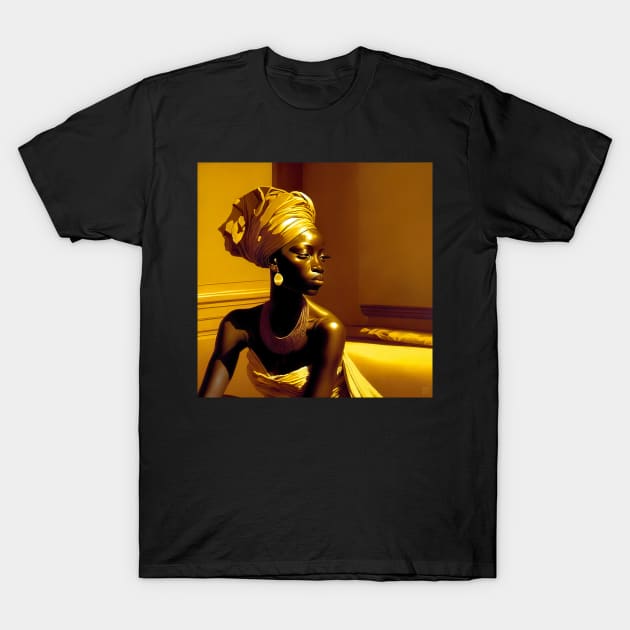 [AI Art] Ponderance… inspired by the works of Edward Hopper T-Shirt by Sissely